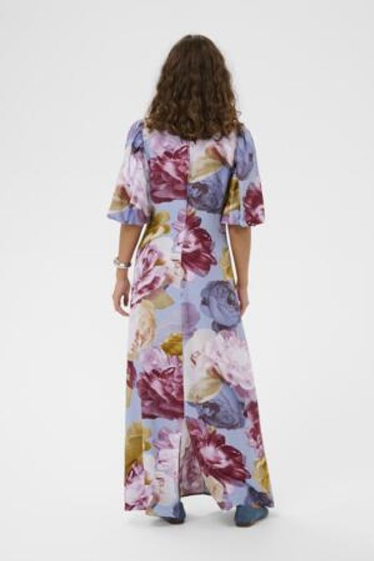 Culture CUmagna dress - Blue//Pink/Yellow Flower