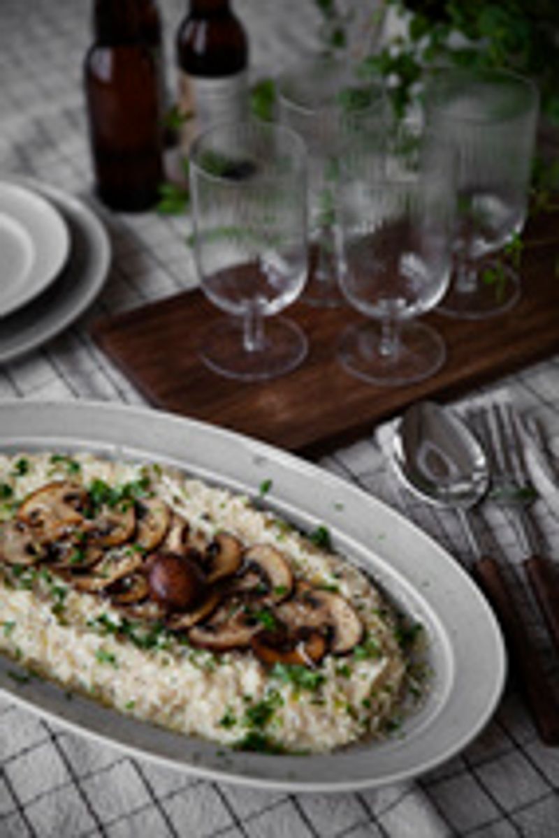 Uppläggningsfat b25 l42 vanilj/ Ernst