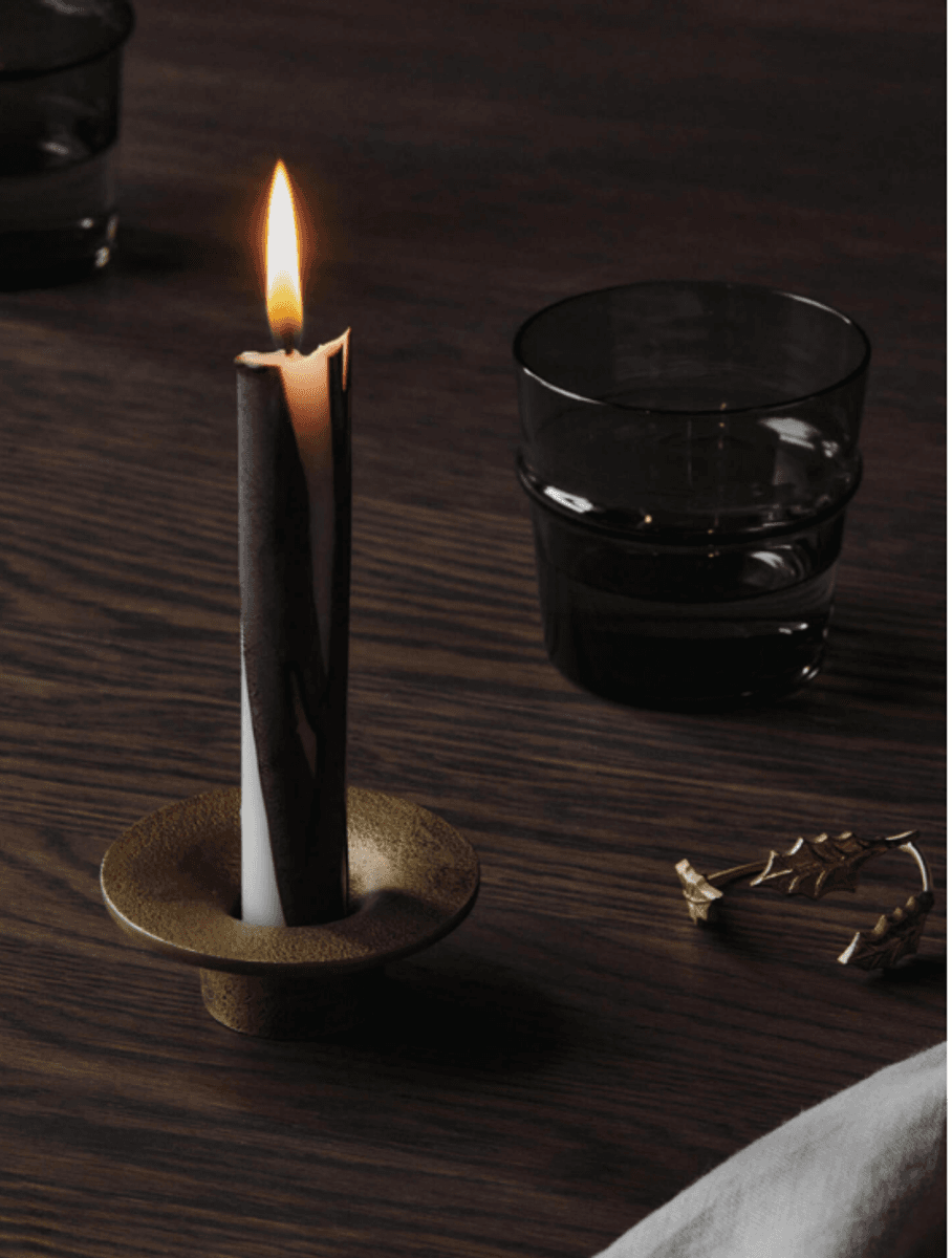 Dryp Candles - Set of 2 - Dark Chocolate/ Ferm Living