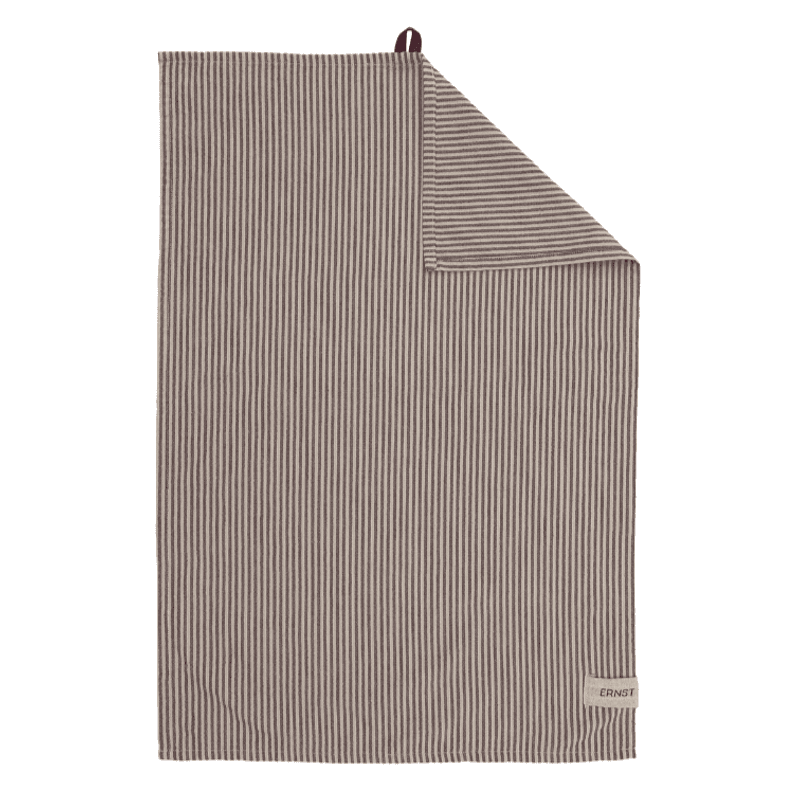 Kjøkkenhåndkle rød/beige/ Ernst