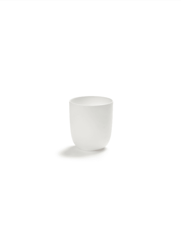 Tea Cup W/o Handle White Base/ Serax